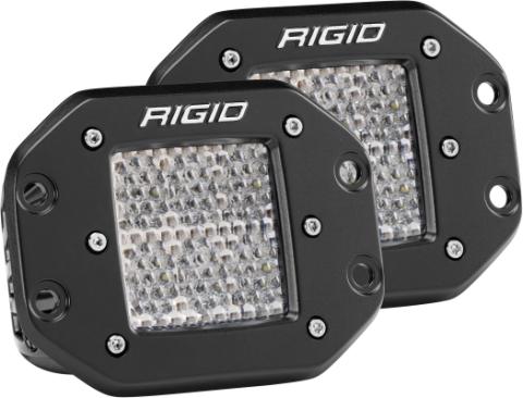 Diffused Flush Mount Pair D-Series Pro RIGID Industries
