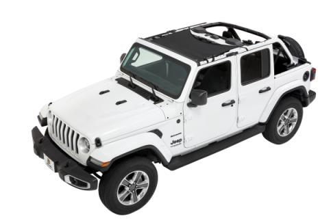 Sun Standard Targa Style Bikini Top For Jeep 2020-2024 Gladiator Mesh Fabric Bestop