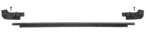 Jeep Tailgate Bar For Jeep 2018-Current Wrangler JL Not Compatible with OEM Tops Black Bestop
