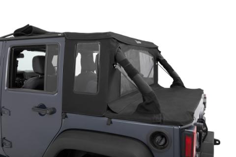 Jeep Wrangler Halftop Soft Tops For Jeep 2007-2018 Wrangler JK 4 Door Black Diamond Bestop