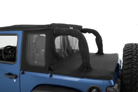 Jeep Wrangler Halftop Soft Tops For Jeep 2018-2023 Wrangler JL 2 Door Black Diamond Bestop