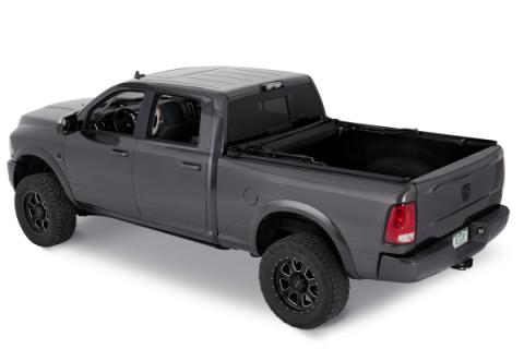 Supertop Truck Bed Cap 2 For Dodge 2009-10 Ram 1500 6.5 Foot Black Diamond PVC Coated Sailcloth No Drill Bestop