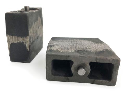5.5 Inch Cast Iron Lift Blocks  94-01 Dodge Ram 1500 4WD Pair Tuff Country