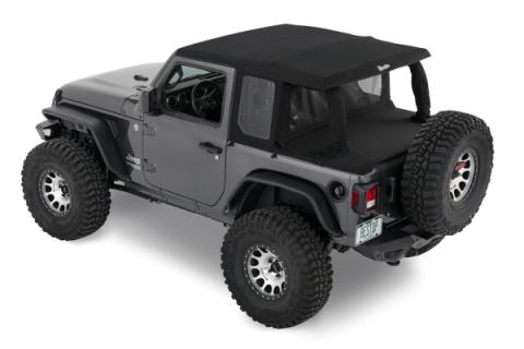 Jeep Wrangler Halftop Soft Tops For Jeep 2018-Current Wrangler JL 2 Door Black Diamond Bestop