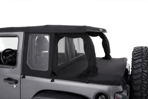 Jeep Wrangler Halftop Soft Tops For Jeep 2018-Current Wrangler JL 2 Door Black Diamond Bestop