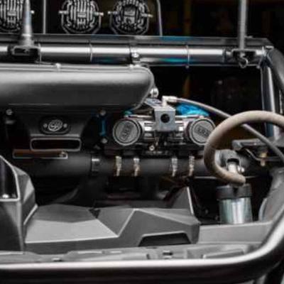 Compressor Mount &amp; Connection Kit UTV for ARB &amp; EGOI II Dual Air Compressor Black Up Down Air