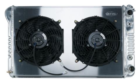 70-81 Camaro/Firebird LS Swap With 35mm Hoses Aluminum Performance Radiator and 12 Inch Fan Kit Cold Case Radiators