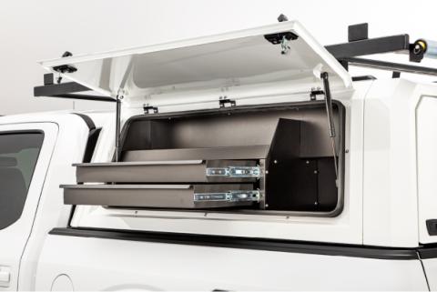 Silverado/Sierra Truck Bed Cap SmartCapEVOc Commercial OEM White For 19-24 Chevrolet Silverado/Sierra 1500 6.5 Foot Standard Bed SmartCap