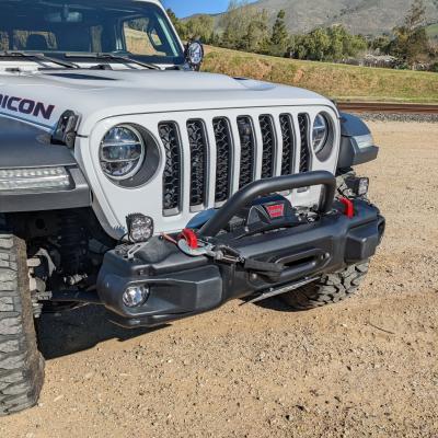 Jeep JL/JT Front Steel Bumper Mid Hoop Grimm Offroad