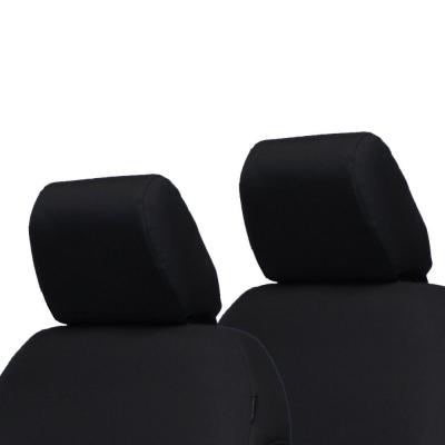 Jeep JK Front Headrest Covers 07-10 Wrangler JK 2 Door Tactical Series Black Bartact