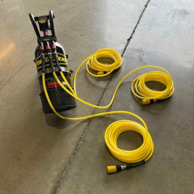 Air Hose Manifold Triple Outlet Power Tank