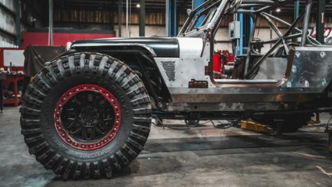 Aluminum Cowl and Mini Fender Armor for 1986-1995 Jeep Wrangler YJ