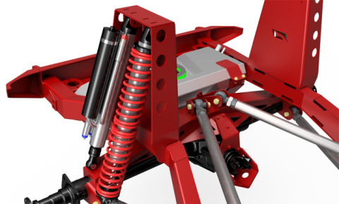 Dual Rear Shock Towers Motobilt