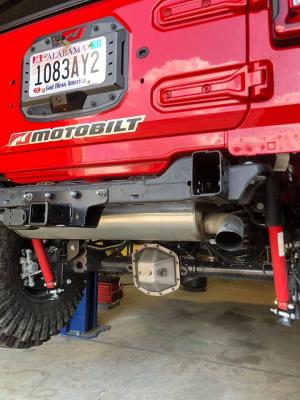 Jeep JL Differential Cover Rear 2018-Pres Wrangler JL Rubicon Dana 44 Bare Steel Motobilt