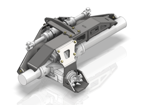 Front Axle Truss for Fusion/ECGS 14 Bolt Axle Motobilt