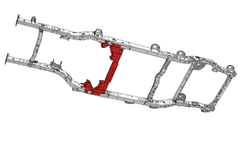 Front 3 or 4 Link Suspension Bracket Kit for 2018-Present Jeep JLU Motobilt