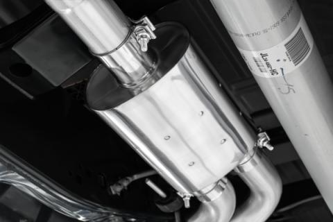 3 Inch Cat Back Exhaust System Pre-Axle Dual Outlet T304 Stainless Steel Street Version For 15-20 Ford F-150 MBRP