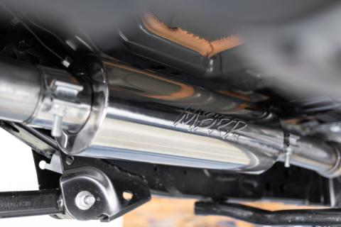 Jeep Cat Back Exhaust System Single Rear Exit Armor Lite Series For 18-24 Wrangler JL 2/4 Door 2.0L, 3.6L MBRP