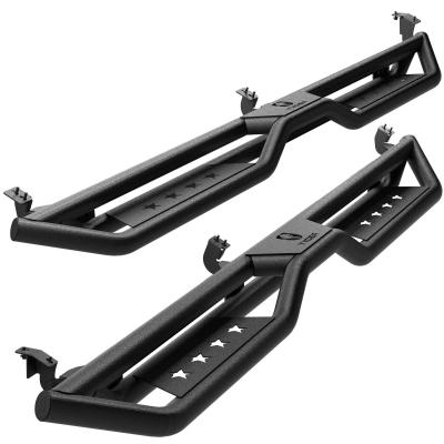 Star Strider Compatible with 05-23 Toyota Tacoma Double Cab Side Step Rails Nerf Bars Running Boards Tyger Auto