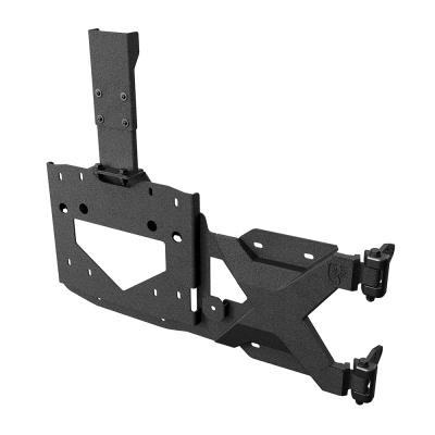 Tire Carrier Kit For 18-20 Jeep Wrangler JL Textured Black for up to 37 Inch Spare Tire Tyger Auto