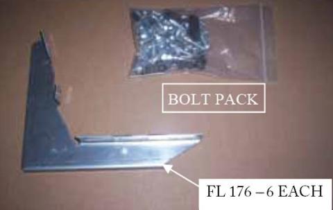 Running Board Mounting Bracket Kit For Transender Running Boards 04-12 Colorado/Canyon No Xtreme Standard Cab Heavy Gauge Steel Silver Owens Products