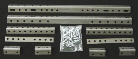 Running Board Mounting Bracket Kit For Transender Running Boards Universal Heavy Gauge Steel Silver 4 Pack Owens Products