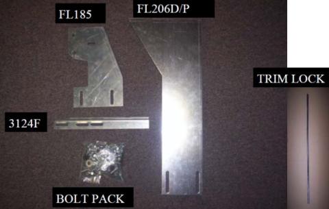 Running Board Mounting Bracket Classicpro Series 4 Inch Riser Brackets 11-18 Ram 2500/3500 W/O Flares Excludes Chassis Cab Heavy Gauge Steel Silver Owens Products