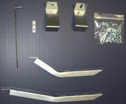 67667-01 Bracket Kit (Must Order Separately) 12-15 Honda Pilot Heavy Gauge Steel Silver Owens Products