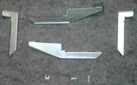 Running Board Mounting Bracket Kit For 67080-01 18 Honda Odyssey Except Touring And Touring Elite Heavy Gauge Steel Silver Owens Products