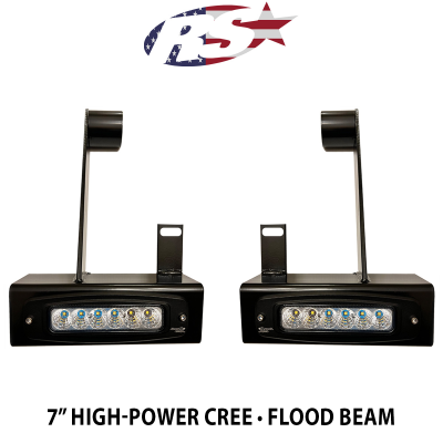 20-Present Chevy GMC 2500 3500 Chrome Series Bolt On Hitch Bar Reverse Light Kit