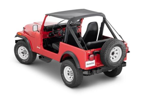 Bimini Top Strap Style 78-86 CJ7 87-91 Wrangler Black Diamond MasterTop