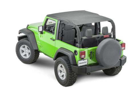 Jeep JK Bimini Top Plus For 07-18 Wrangler JK 2 Door Black Diamond MasterTop