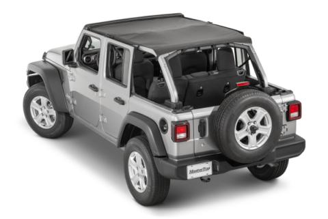 Bimini Top Plus 2018-2023 Jeep JLU Wrangler 4Dr Black Diamond