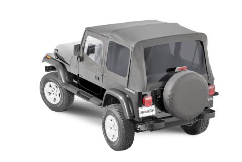 Jeep YJ Replacement Top With Door Skins Tinted Glass For 88-95 Jeep Wrangler YJ Black Diamond MasterTop