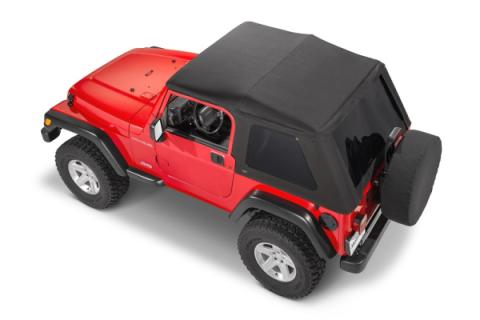 Jeep TJ SkyMaster Fastback Complete Top 04-06 Wrangler TJ Unlimited Black Diamond MasterTop