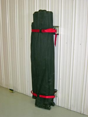 RaceMates Garage 10 Foot Easy-Up Canopy Holder / Canopy Rack / Smooth Mill Finish Aluminum / Owens Products
