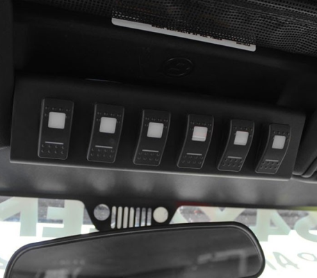 BantamX w/ Amber LED Switch panel for JK 2009-2018