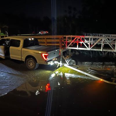 2021-2022 Ford F150 Hitch Bar Reverse 7in LED Flood Lighting Heavy Duty Bolt-On Blacked Out Kit with Heated Lens and Dual End Light Cap