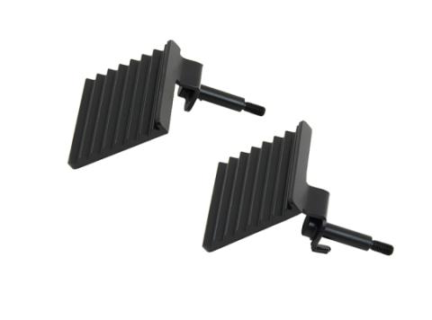 Jeep JK Foot Peg 07-18 Wrangler JK Set Black Fishbone Offroad