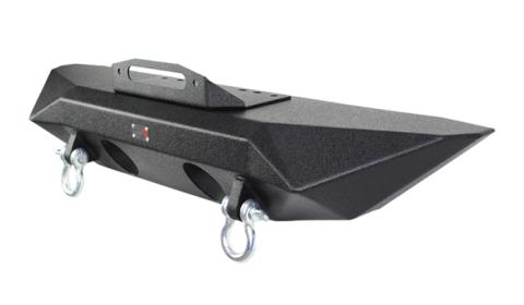 Jeep JK Front Bumper 07-18 Wrangler JK Rubicon and Unlimited Steel Black Textured Powdercoat Manowar Series Fishbone Offroad