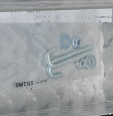 J-Bolt Mounting Kit for Truck Tool Box / Owens Products