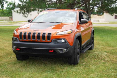 Running Boards Owens Fusion Step Textured Black Powder Coat 14-17 Jeep Cherokee-Trailhawk Aluminum Textured Black Owens Products