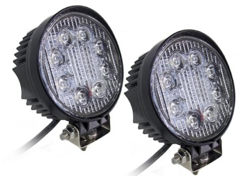 Street Series 4 Inch Round LED Work Spot Light 24W/1560 Lumen Pair Race Sport Lighting