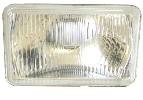4x6 iNch OEM Headlight Conversion Lens Holds H4 Bulbs Individual Race Sport Lighting