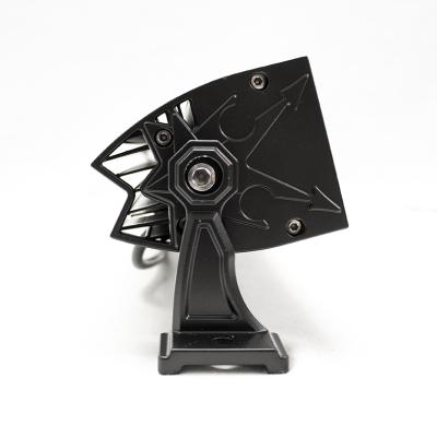 31 Inch LED Light Bar Single Row Curved w/ Individual Halo DRLs 33.25 Inch Mount to Mount HALO-DRL Series 160W/14500 Lumen Race Sport Lighting