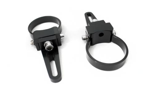 2.0 inch 51mm Universal Black Light Bar Clamp With Stainless Steel Screw Pair Race Sport Lighting