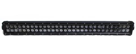 30 Inch LED Light Bar Straight Double Row Silver Combo Flood/Beam Straight Hi Performance Light Bar 180w Blacked Out Series Race Sport Lighting