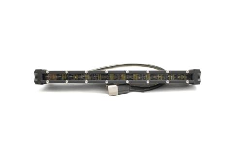 14 Inch 5w LoPro Ultra Slim LED Light Bar with Amber Marker Running Light Function 60w Includes Rocker Switch and Harness Race Sport Lighting