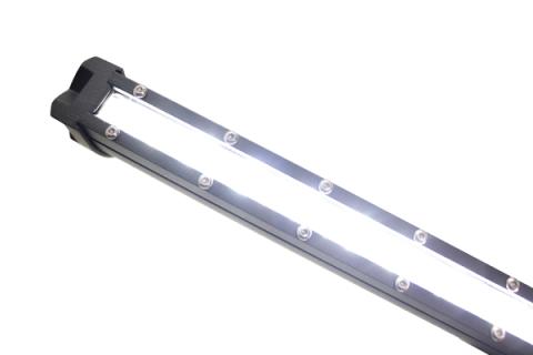 20 Inch 5w LoPro Ultra Slim LED Light Bar with Amber Marker Running Light Function 90w Includes Rocker Switch Harness Race Sport Lighting