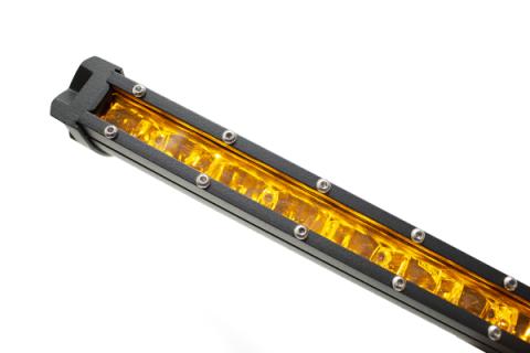 20 Inch 5w LoPro Ultra Slim LED Light Bar with Amber Marker Running Light Function 90w Includes Rocker Switch Harness Race Sport Lighting